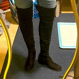 Kenneth Cole over the knee suede boots